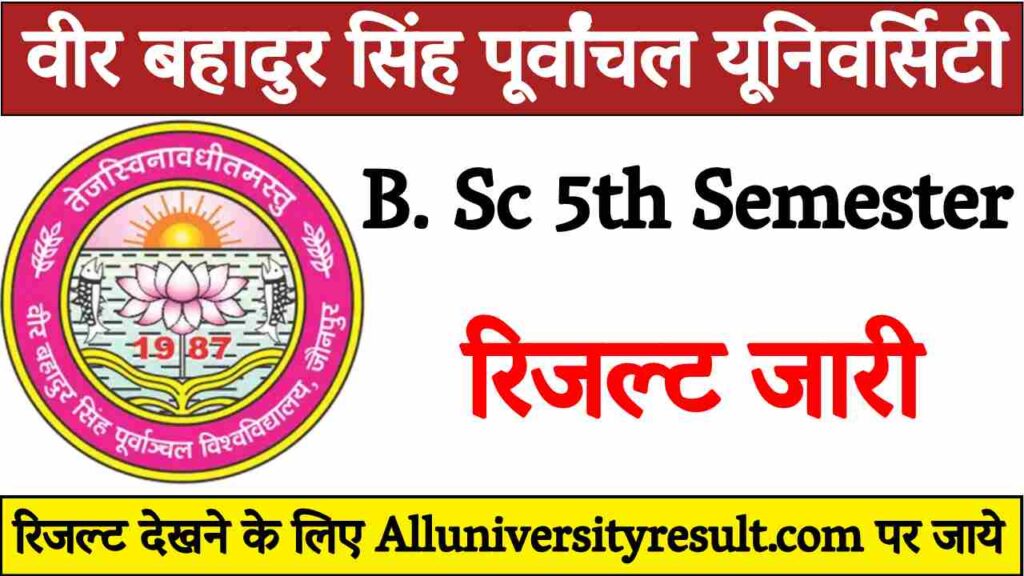 VBSPU Bsc 5th Semester Result